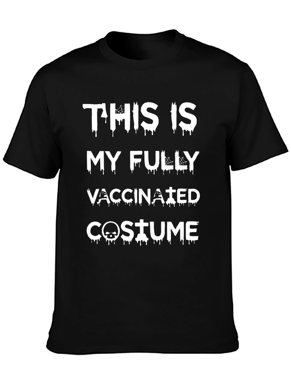 This Is My Fully Vaccinated Costume Black T-Shirt