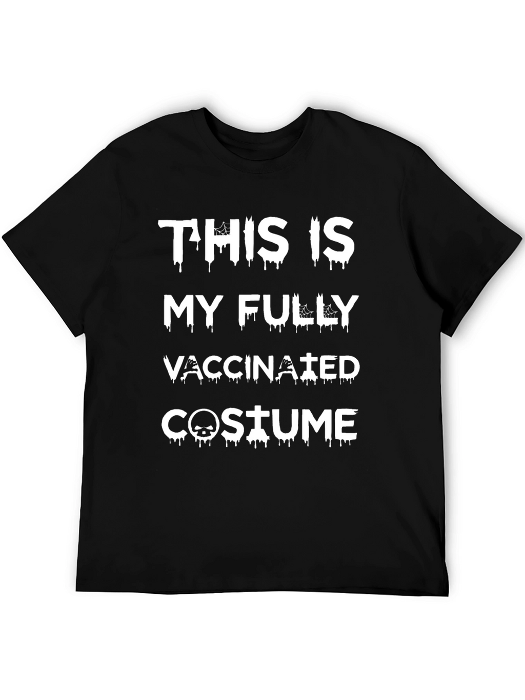 This Is My Fully Vaccinated Costume Black T-Shirt