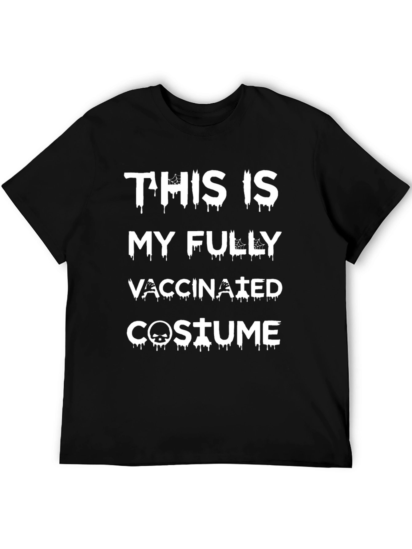 This Is My Fully Vaccinated Costume Black T-Shirt