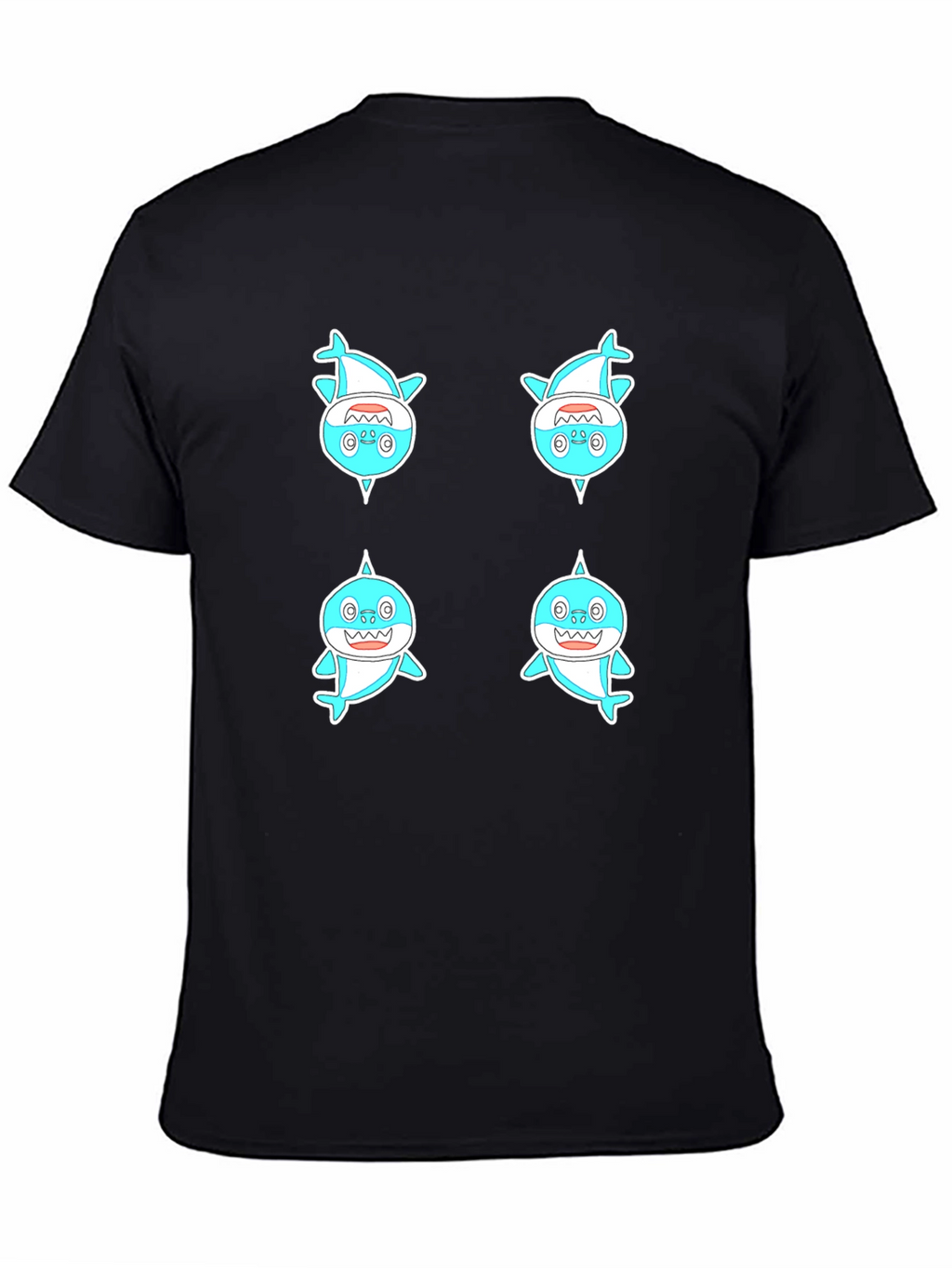 Baby Shark Graphic Tee - Mens Black T-Shirt