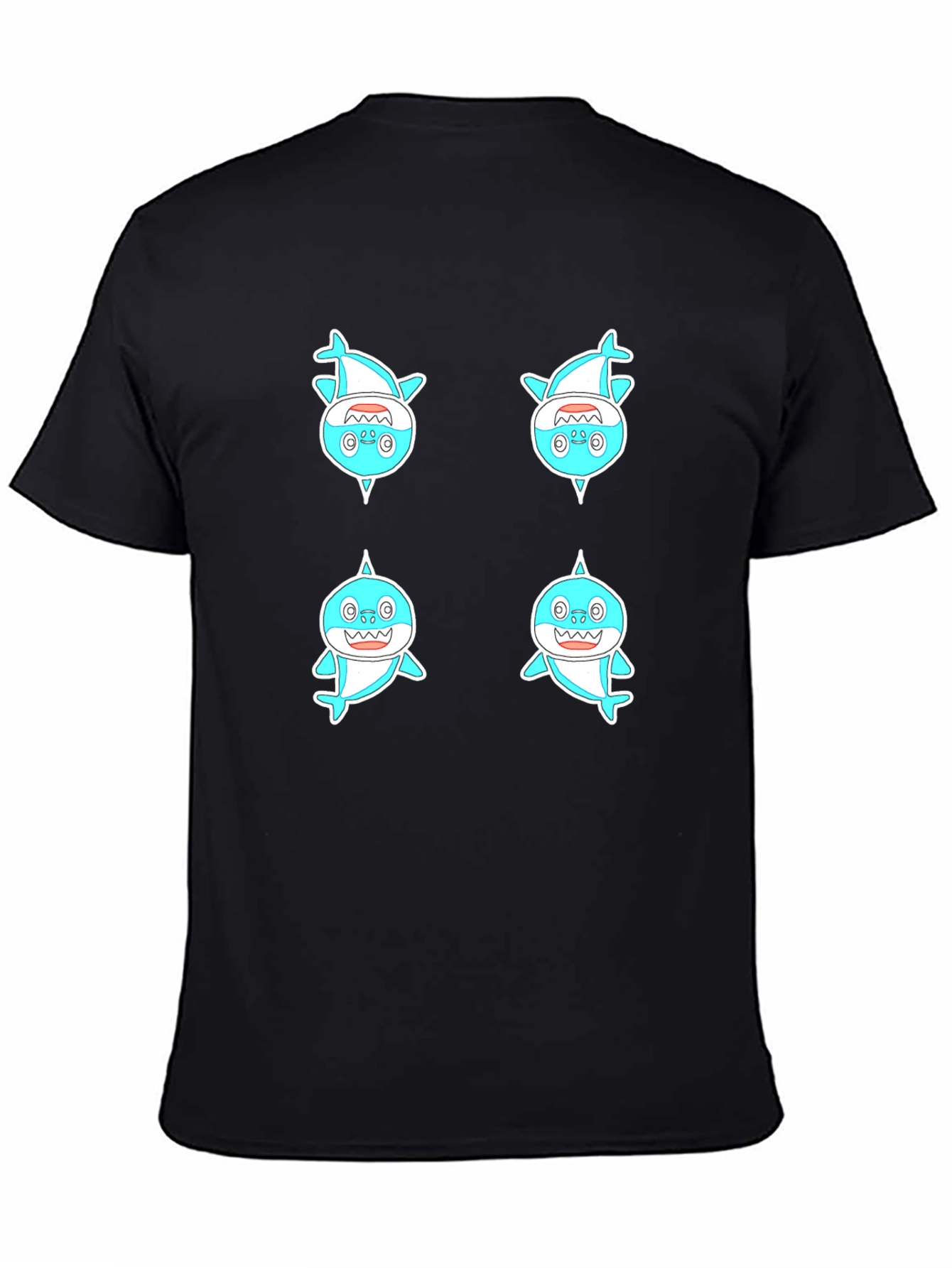 Baby Shark Graphic Tee - Mens Black T-Shirt