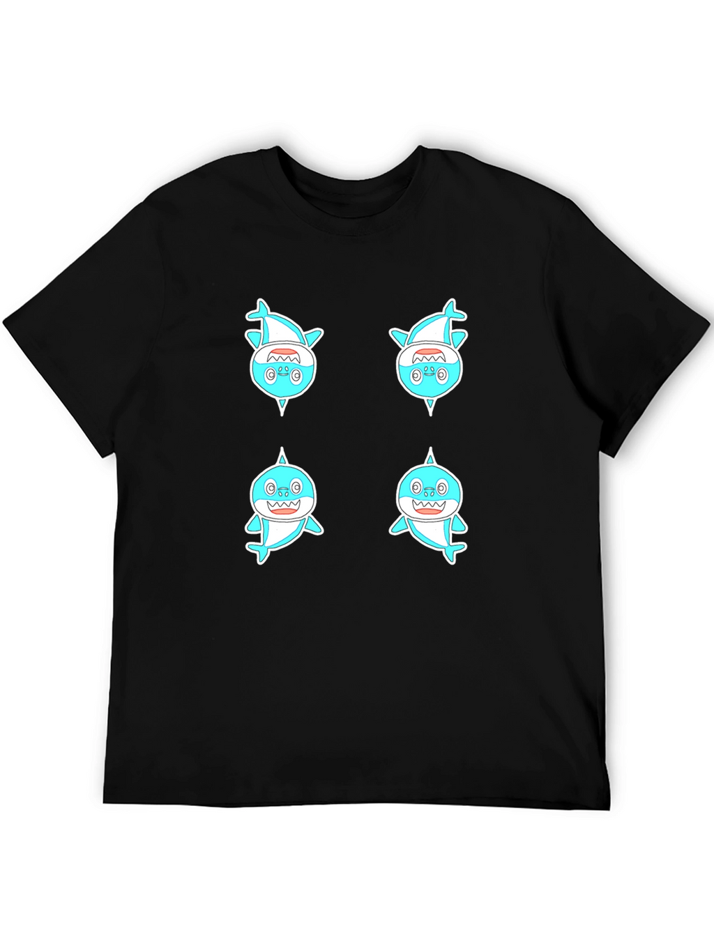 Baby Shark Graphic Tee - Mens Black T-Shirt