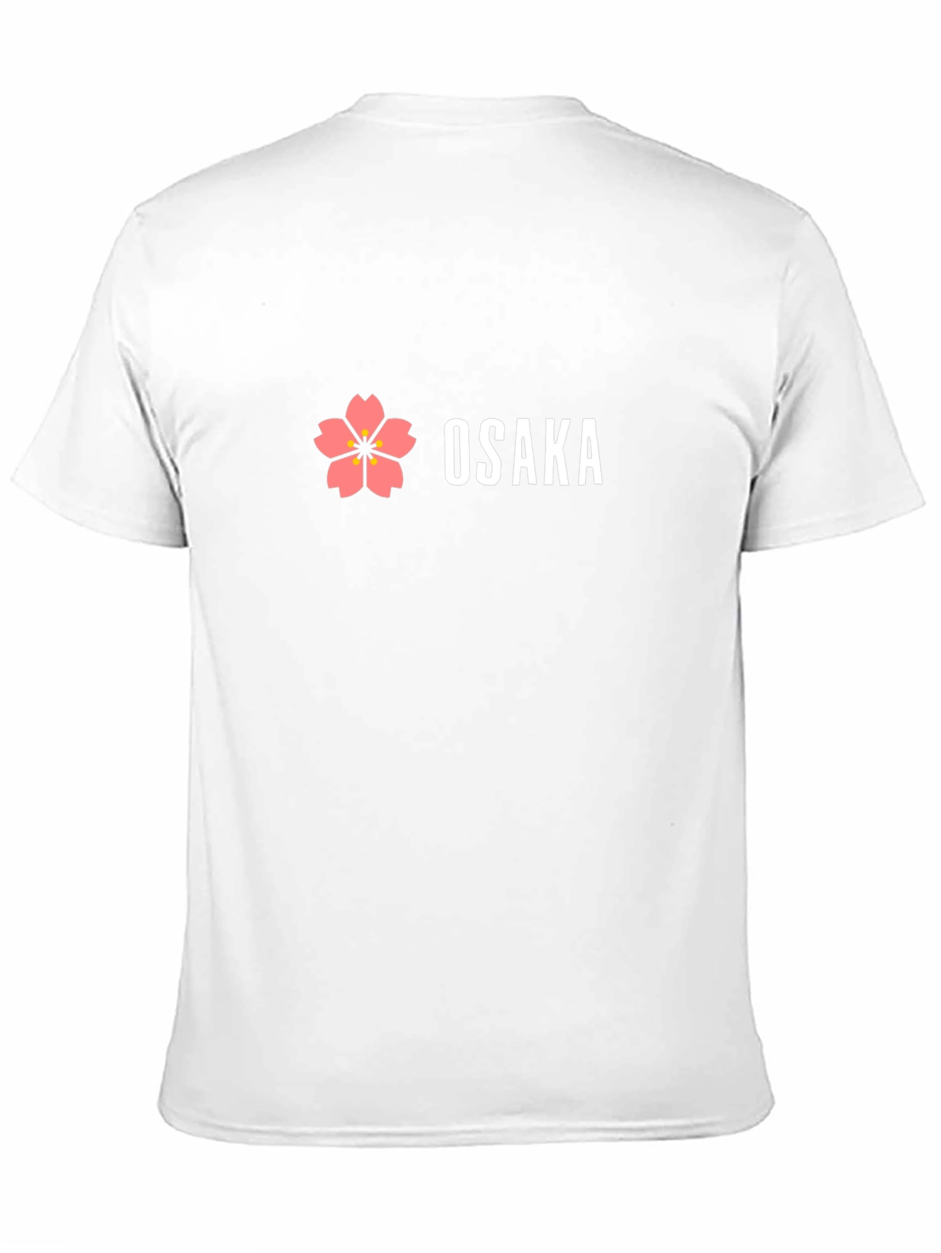 Osaka Flower Graphic Black T-Shirt