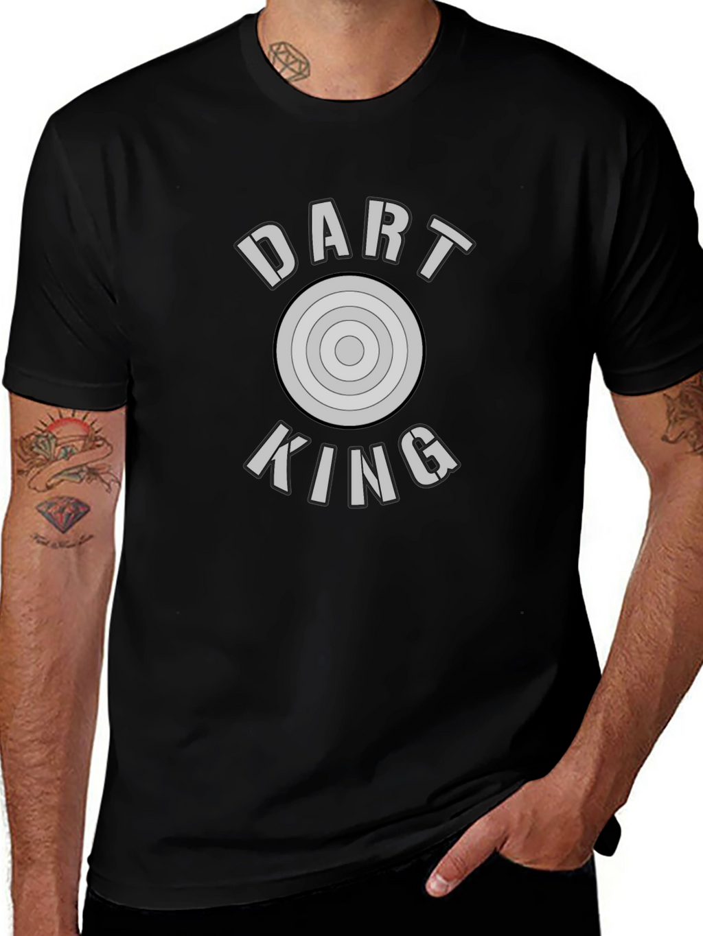 Dart King T-Shirt - Cool Graphic Tee