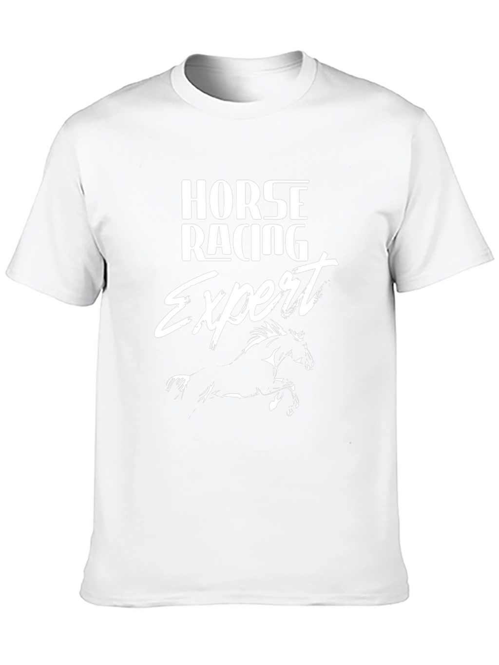 Horse Racing Expert Black Graphic Tee