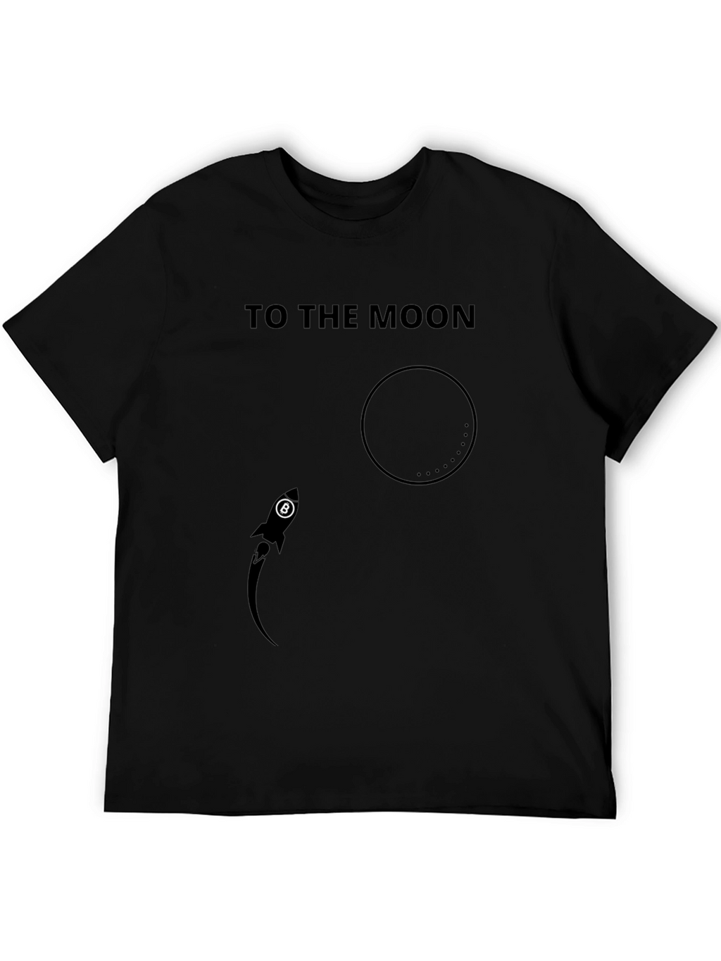 To The Moon Graphic Tee - Crypto Rocket Shirt