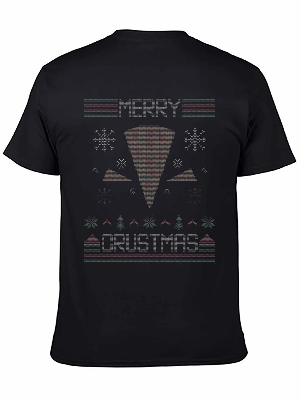 Merry Crustmas Pizza Ugly Christmas Sweater T-Shirt