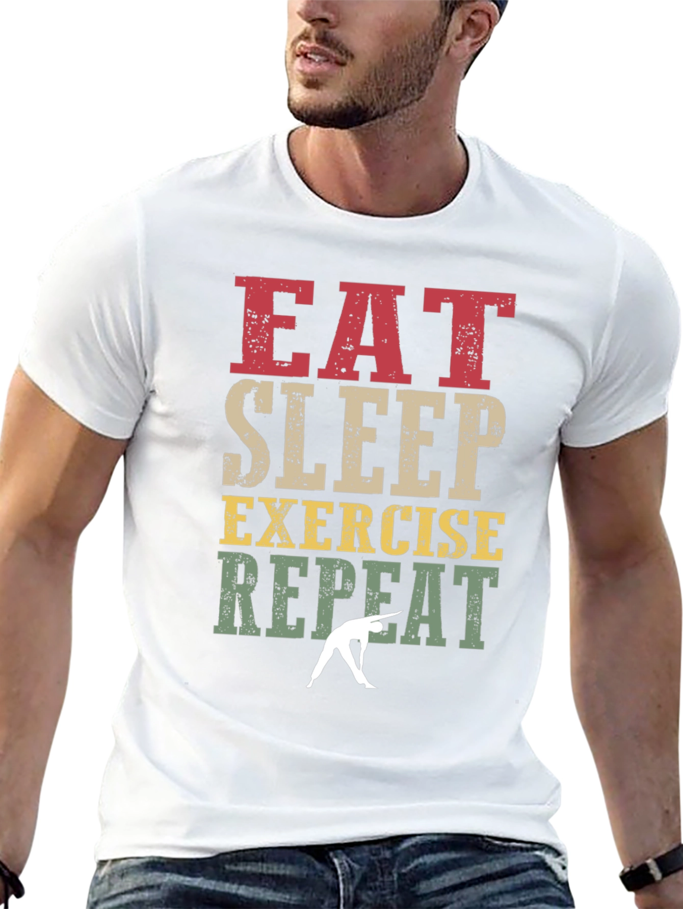 Eat Sleep Exercise Repeat T-Shirt
