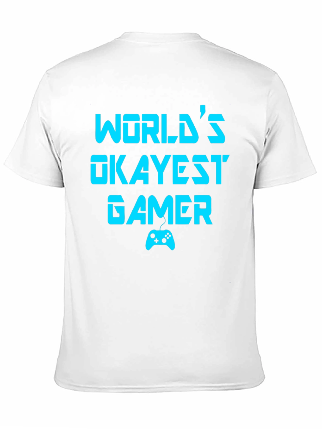 Worlds Okayest Gamer T-Shirt - Funny Gaming Tee