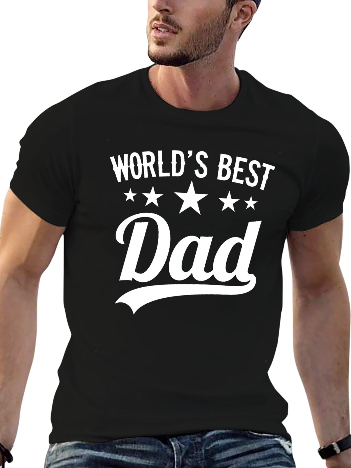 Worlds Best Dad T-Shirt - Fathers Day Gift