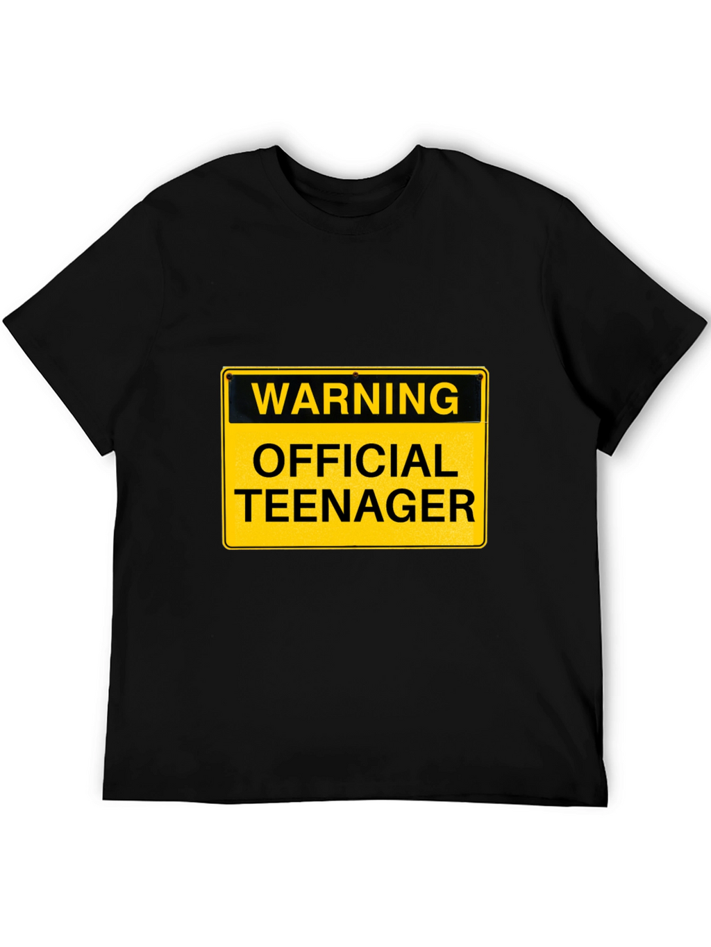 Warning Official Teenager T-Shirt - Funny Birthday Tee