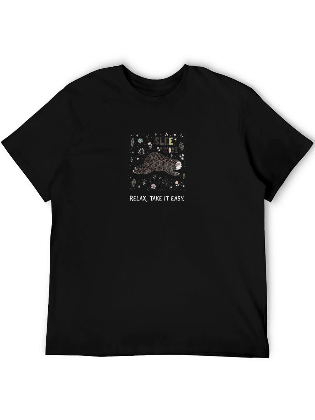 Relax Sloth Graphic Tee - Take it Easy
