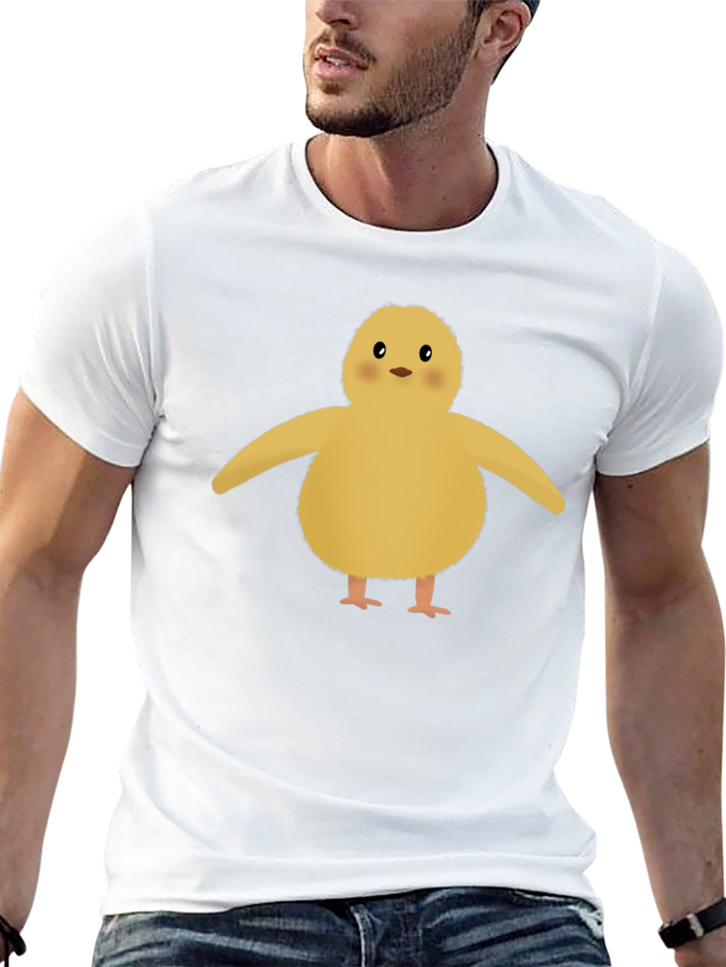 Cute Chick Graphic Tee - Soft Cotton Blend
