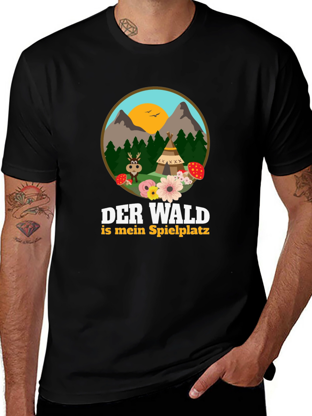 Nature Lover T-Shirt - Der Wald ist mein Spielplatz