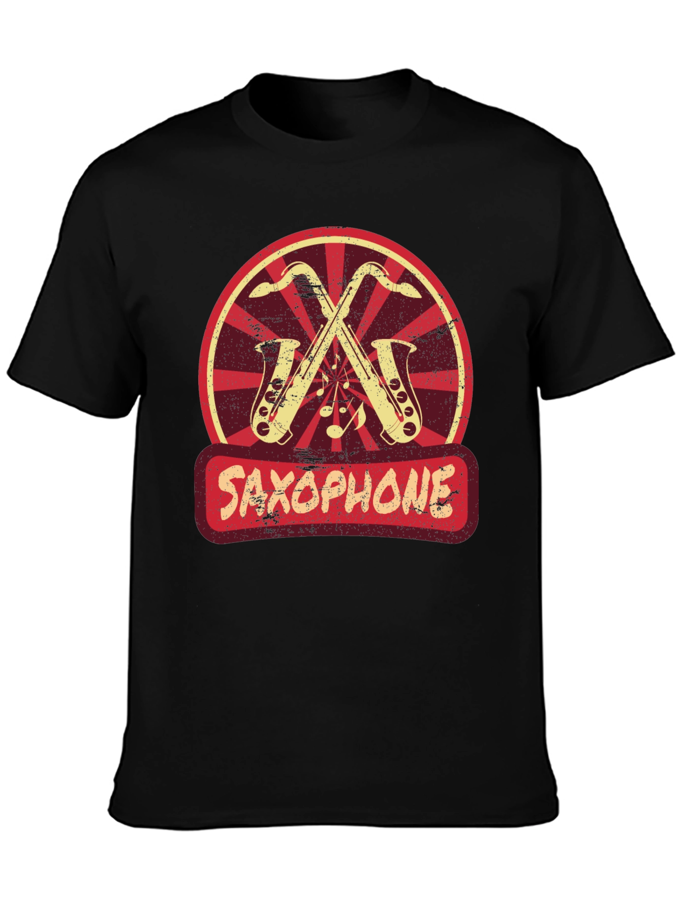 Saxophone Music T-Shirt Vintage Style