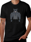 Wolf Gym T-Shirt - Bodybuilding Apparel