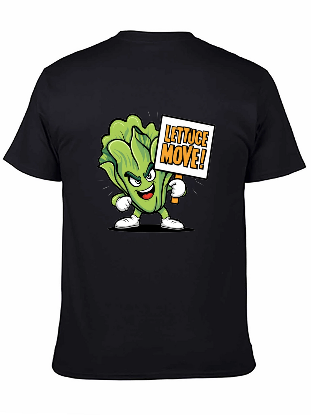 Lettuce Move! Graphic Tee - Funny Vegan T-Shirt