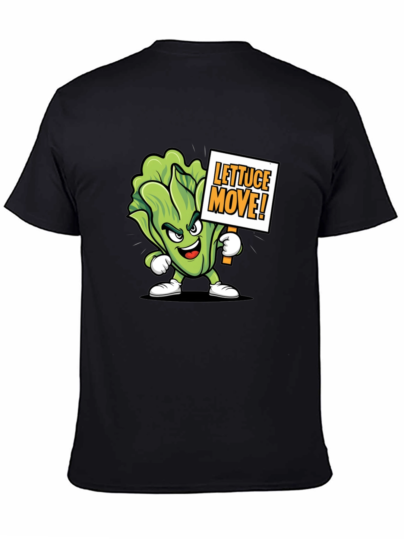 Lettuce Move! Graphic Tee - Funny Vegan T-Shirt