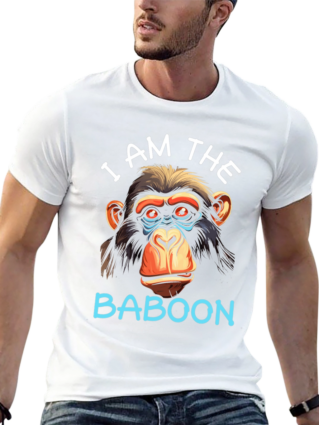 I Am The Baboon Graphic T-Shirt