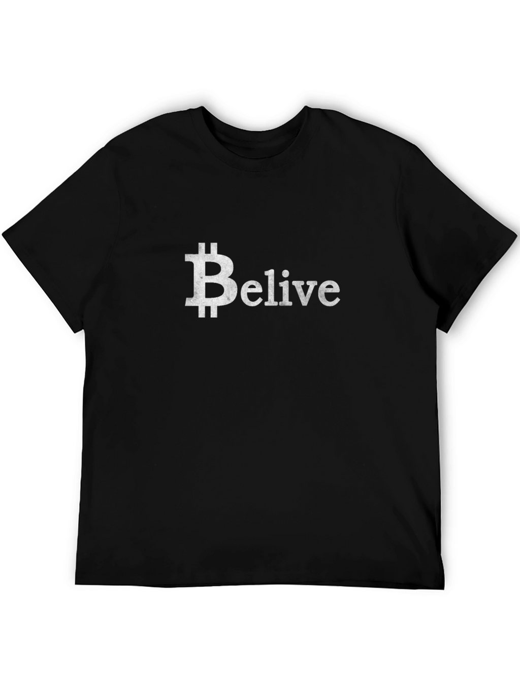 Believe in Bitcoin Black Graphic Tee