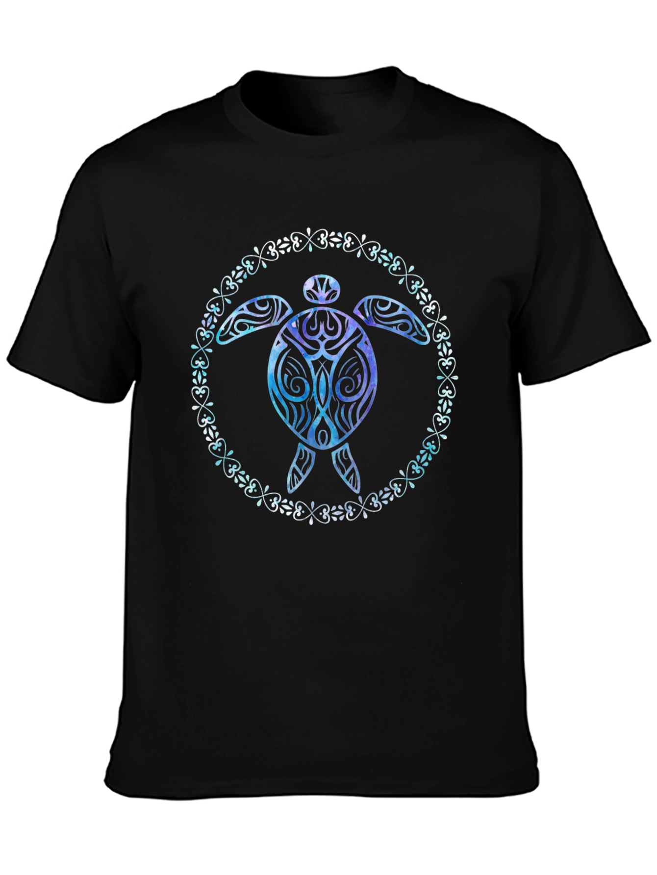 Turtle Graphic T-Shirt Black