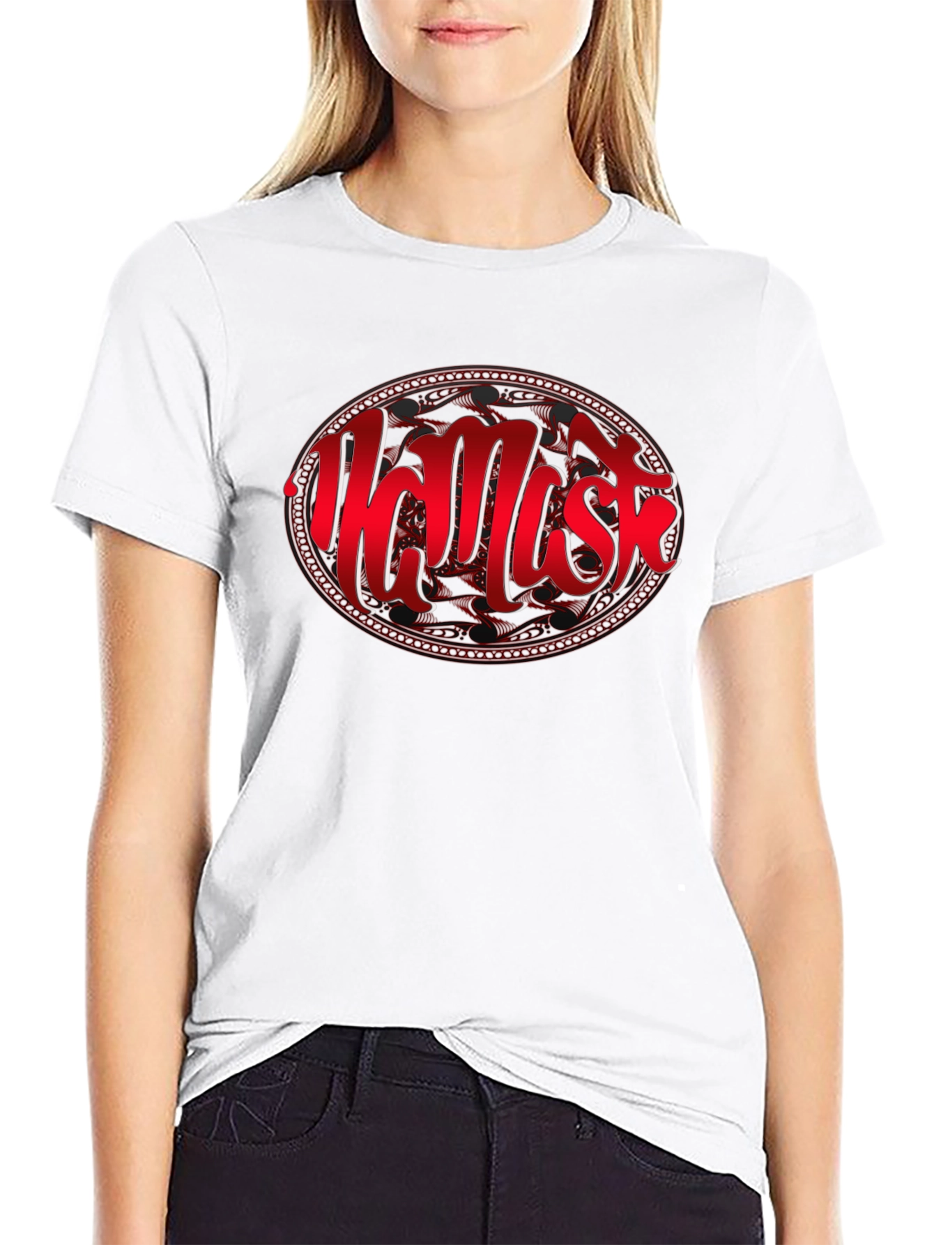 Namaste Graphic Tee - Black Cotton Comfort
