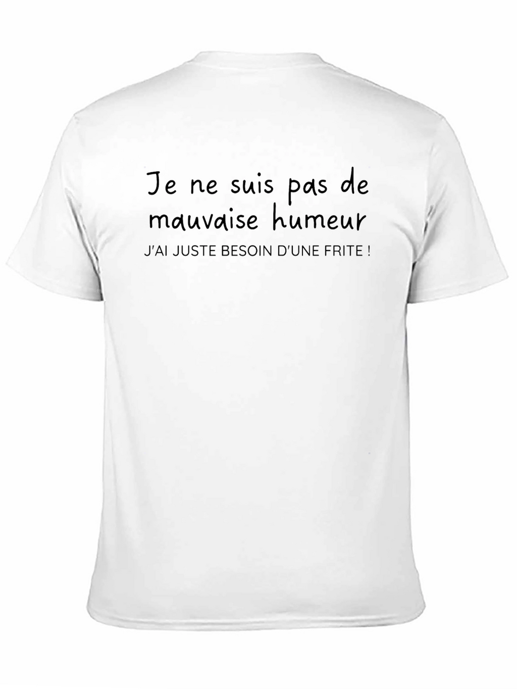 Humorous French Quote Black T-Shirt