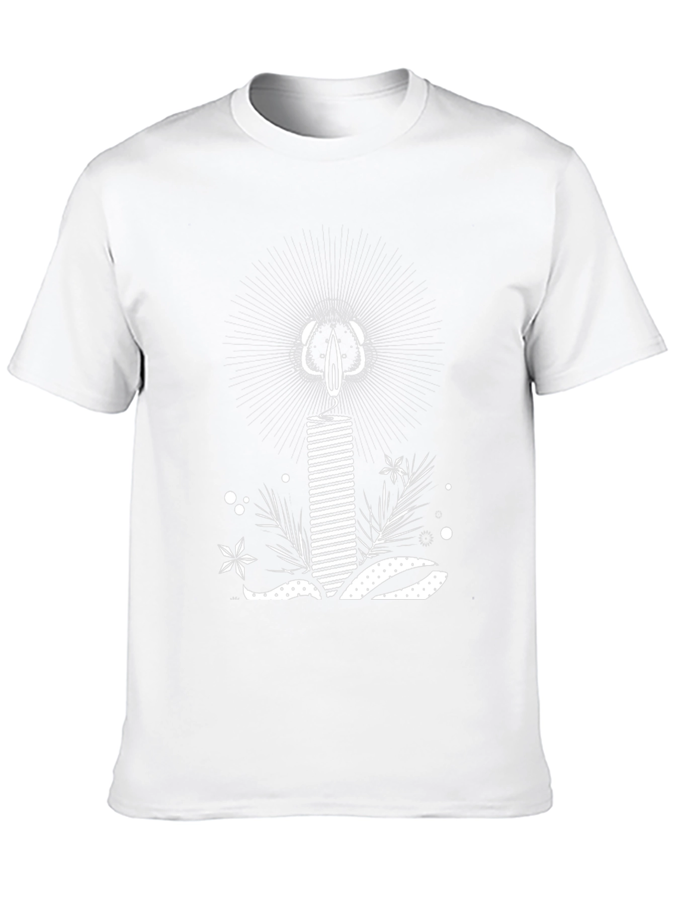 Candle Graphic Tee - Black