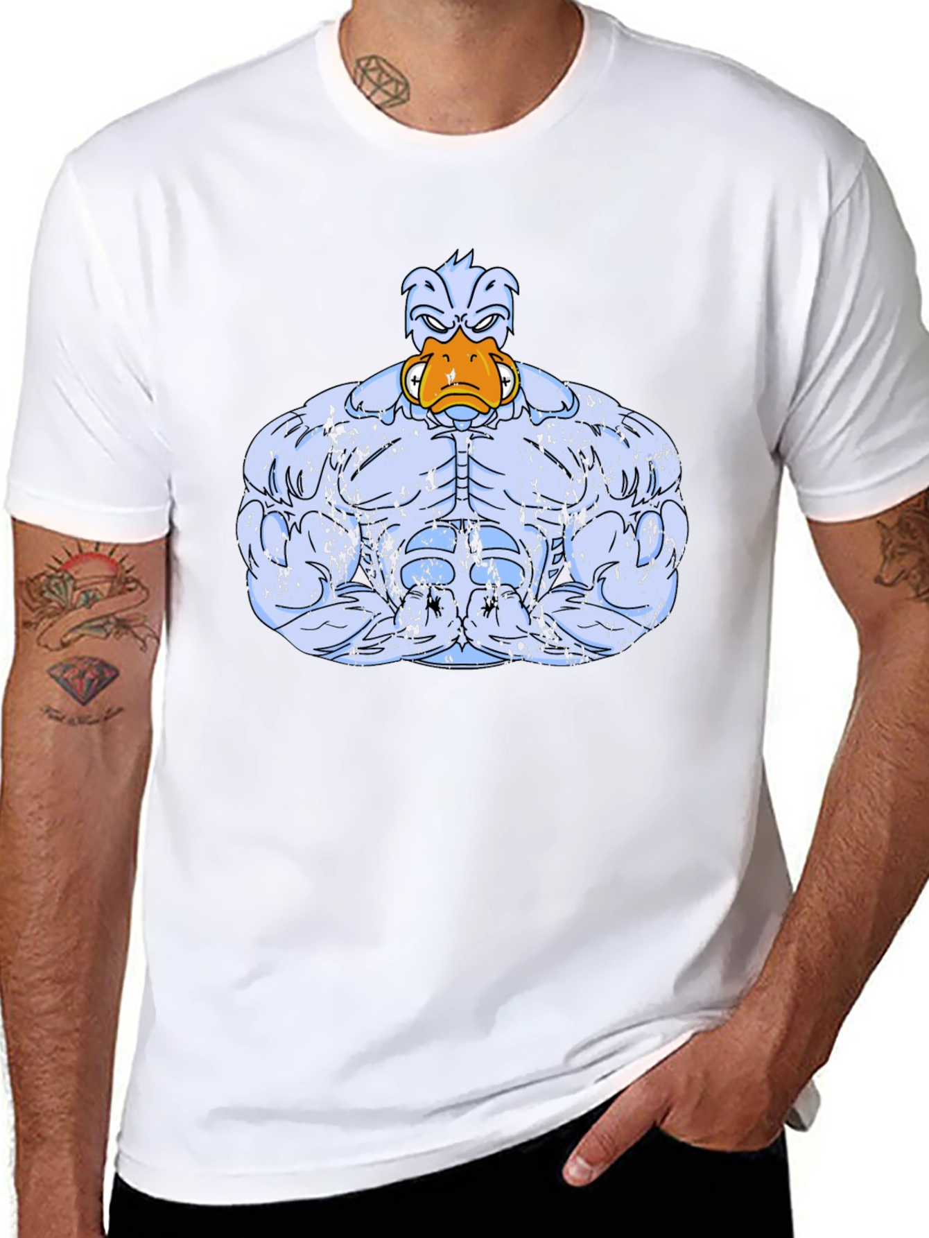 Muscle Duck Graphic Tee - Black T-Shirt