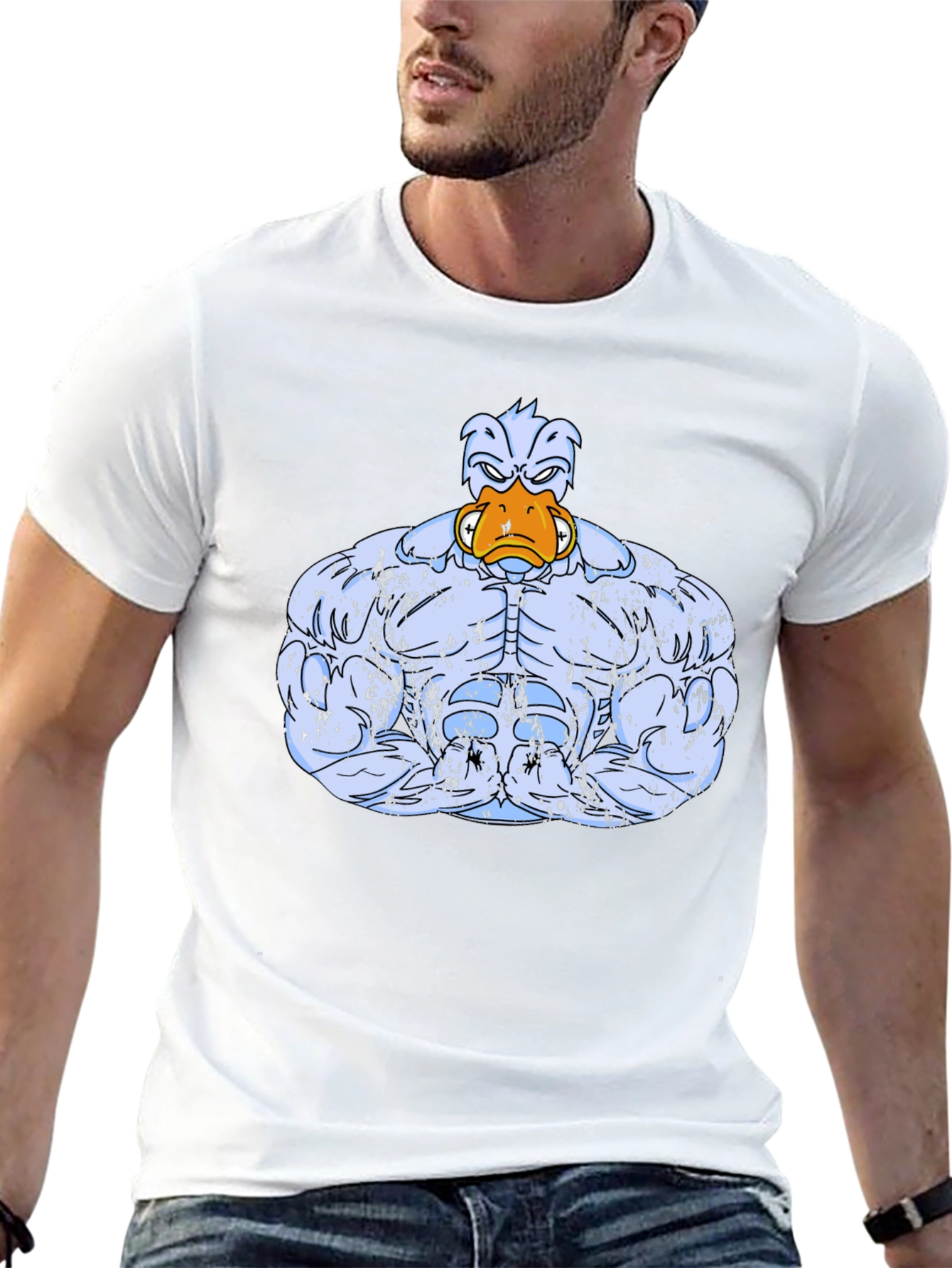 Muscle Duck Graphic Tee - Black T-Shirt