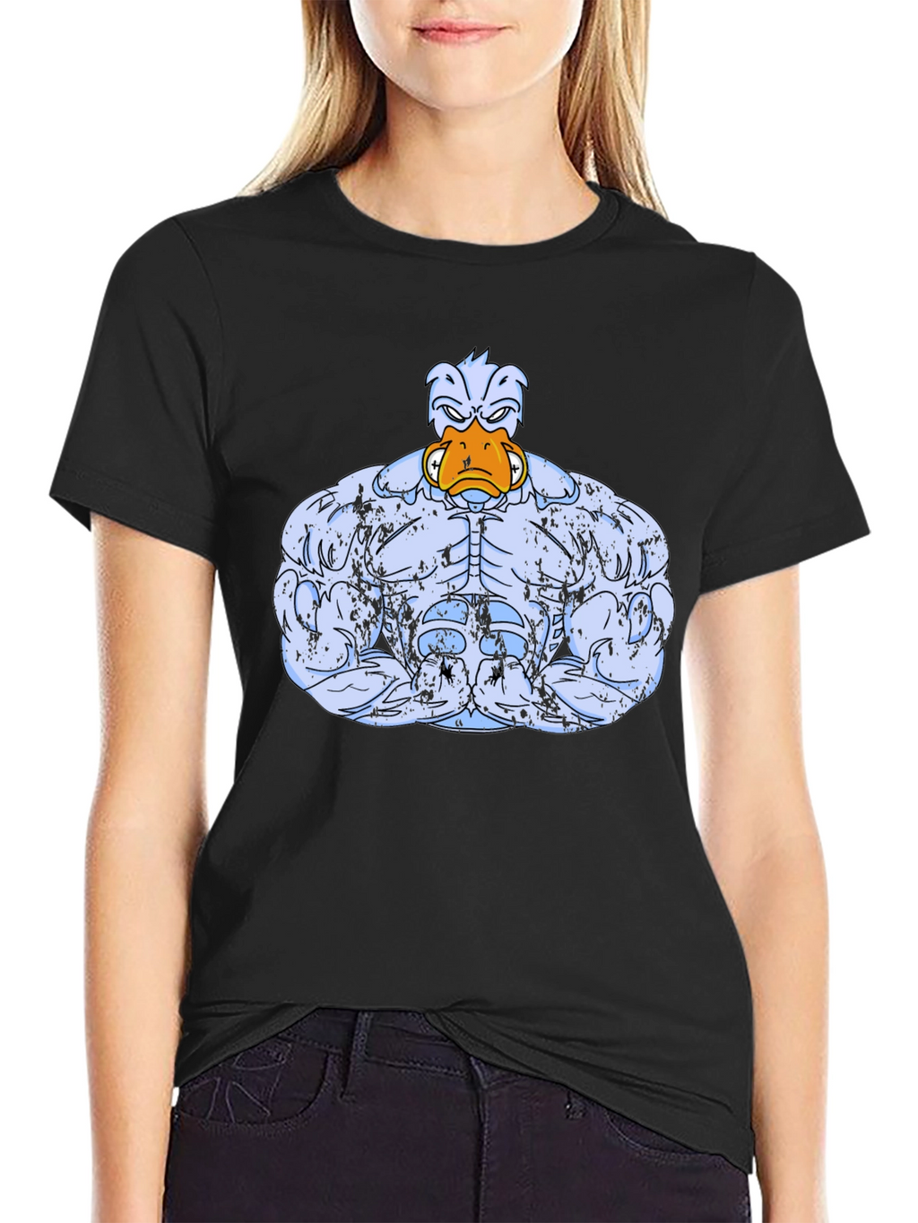 Muscle Duck Graphic Tee - Black T-Shirt