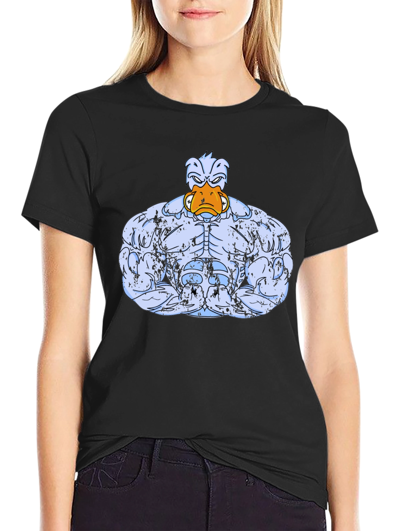 Muscle Duck Graphic Tee - Black T-Shirt