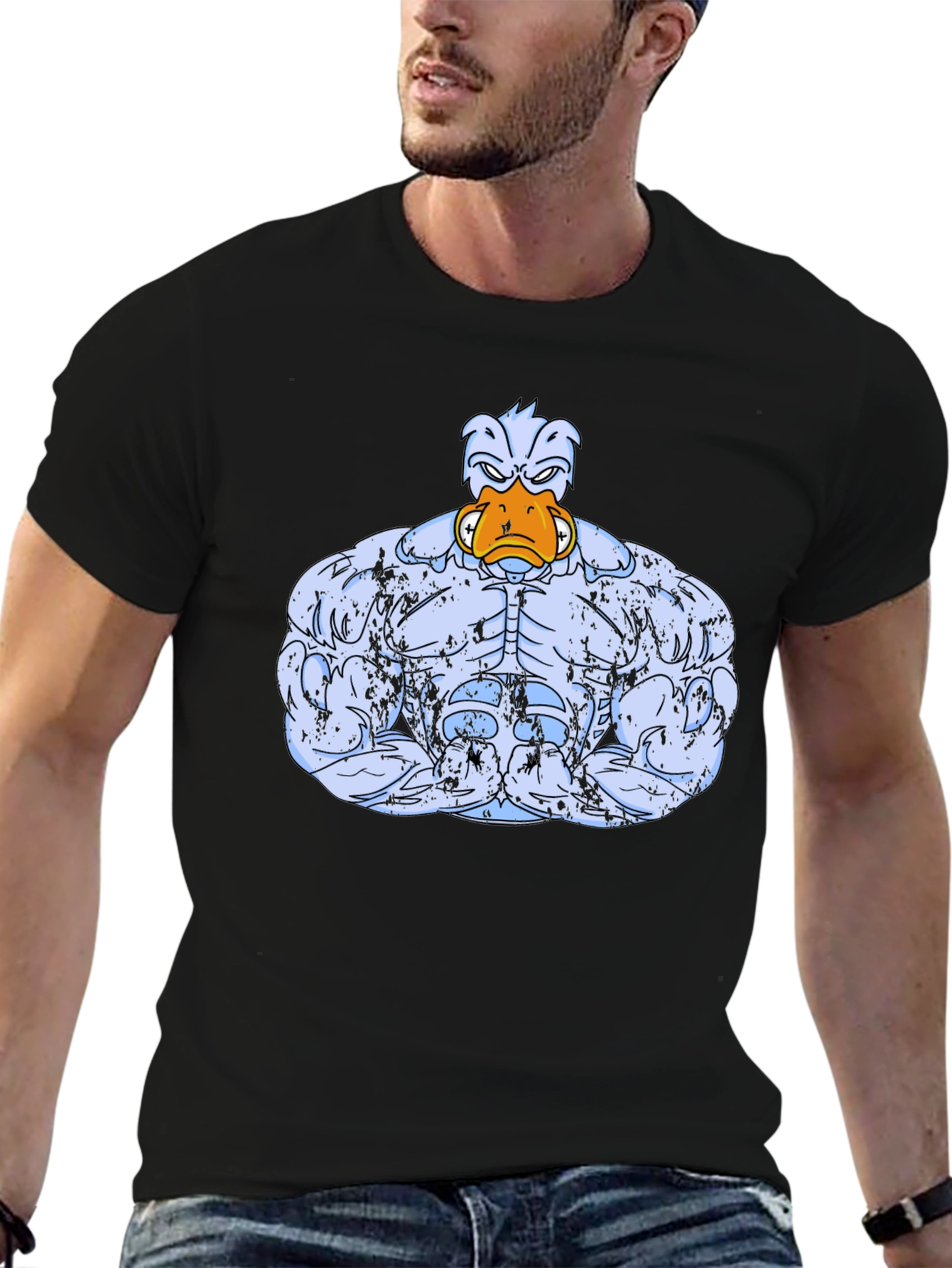 Muscle Duck Graphic Tee - Black T-Shirt