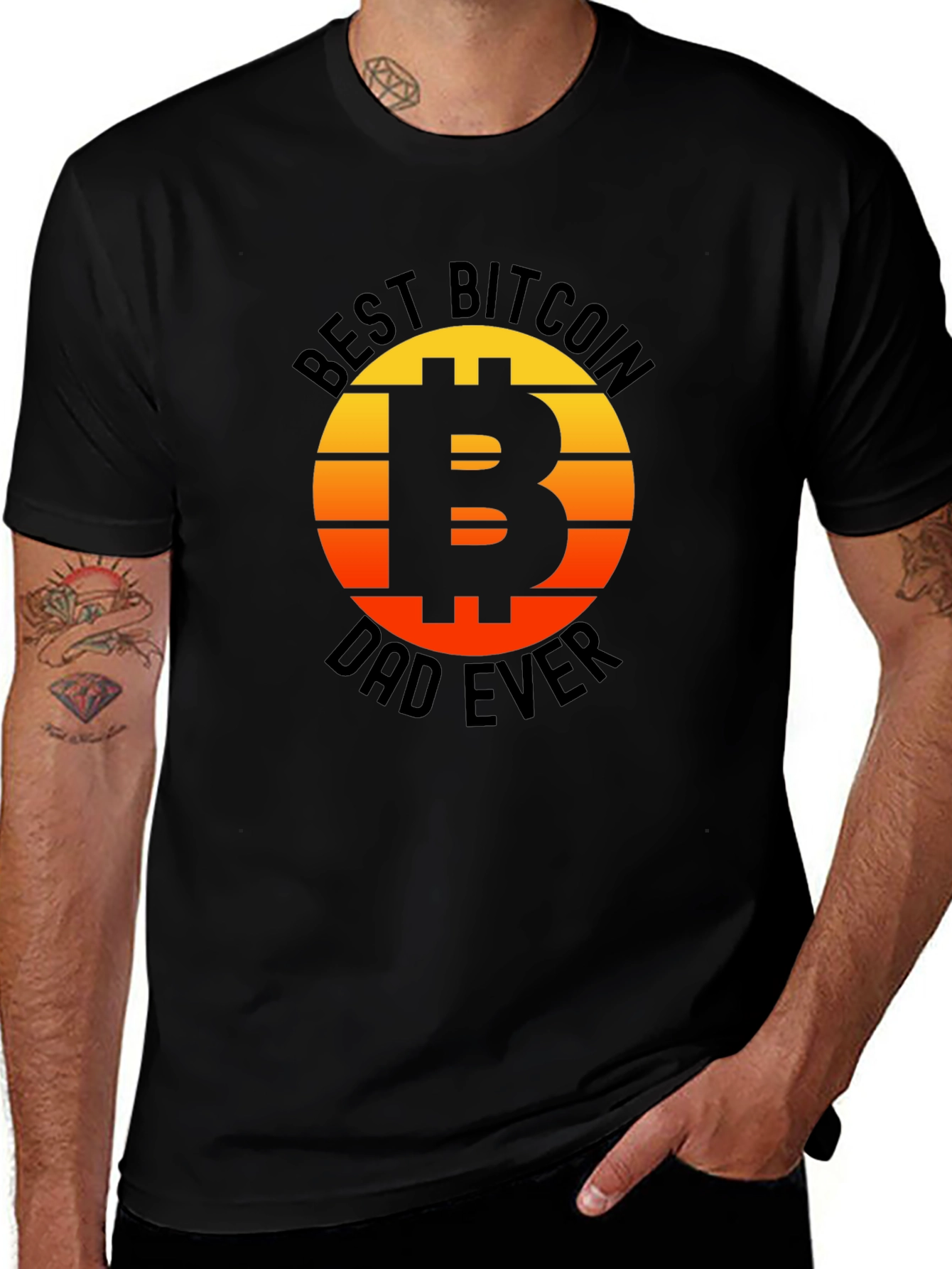 Best Bitcoin Dad Ever T-Shirt