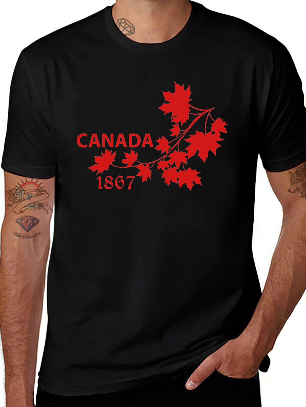 Canada 1867 Maple Leaf T-Shirt