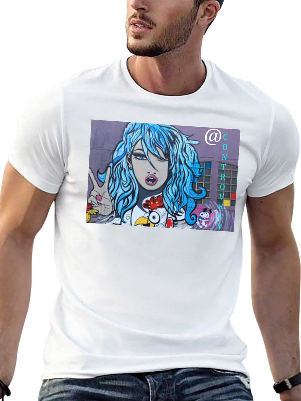Controve Cartoon Graphic Tee - Unisex
