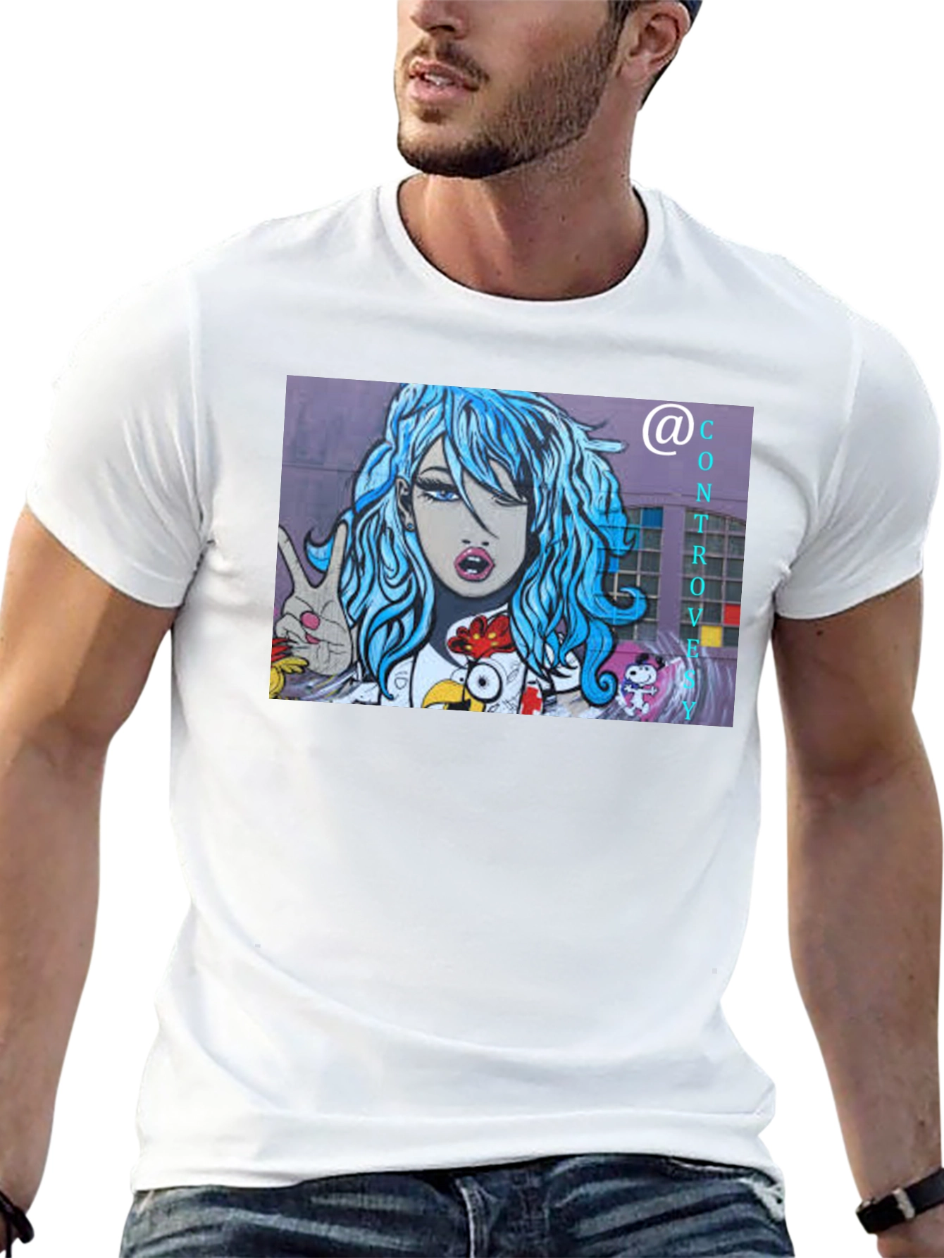 Controve Cartoon Graphic Tee - Unisex