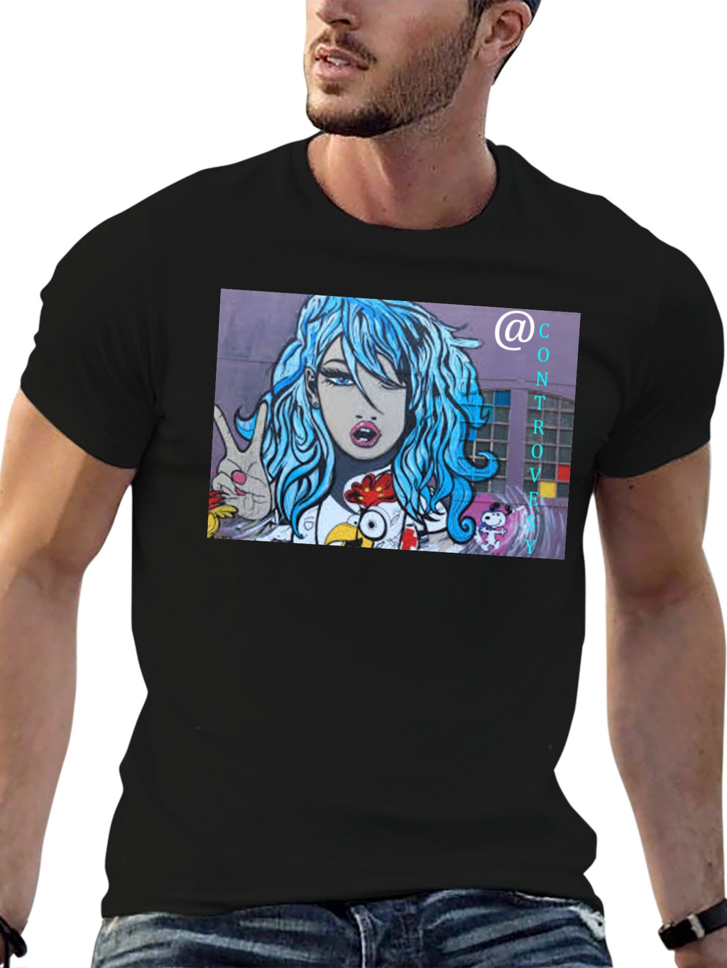Controve Cartoon Graphic Tee - Unisex