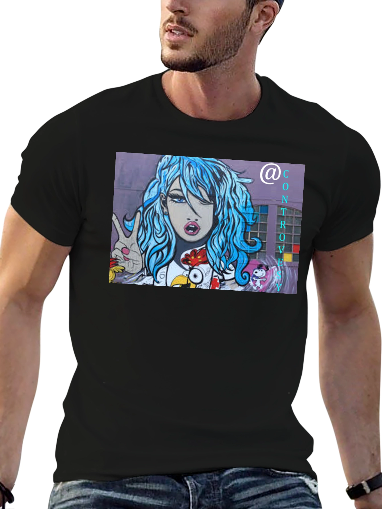 Controve Cartoon Graphic Tee - Unisex