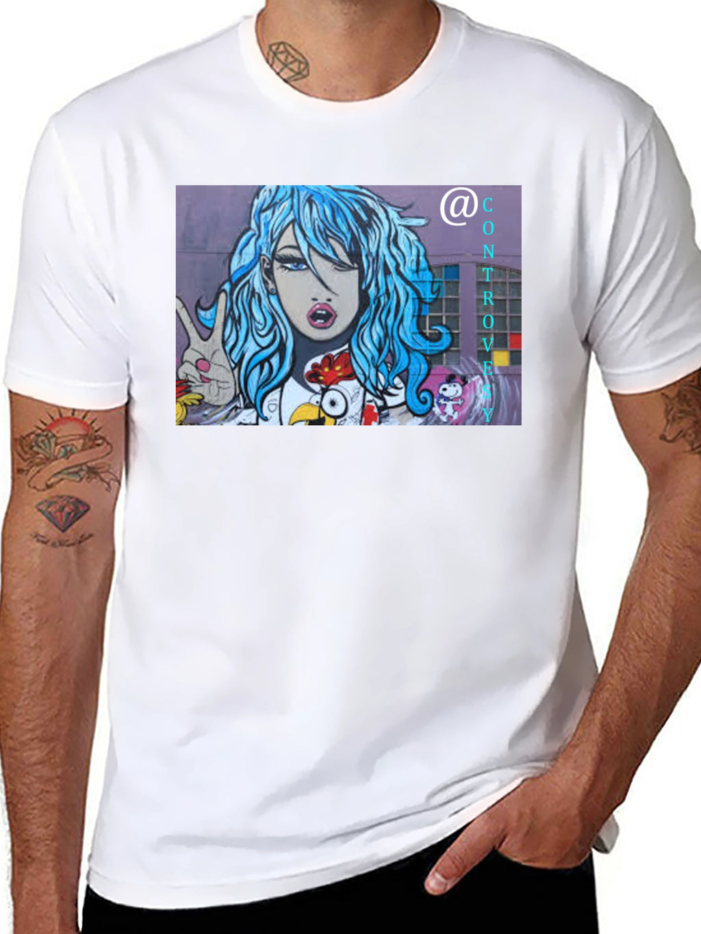 Controve Cartoon Graphic Tee - Unisex