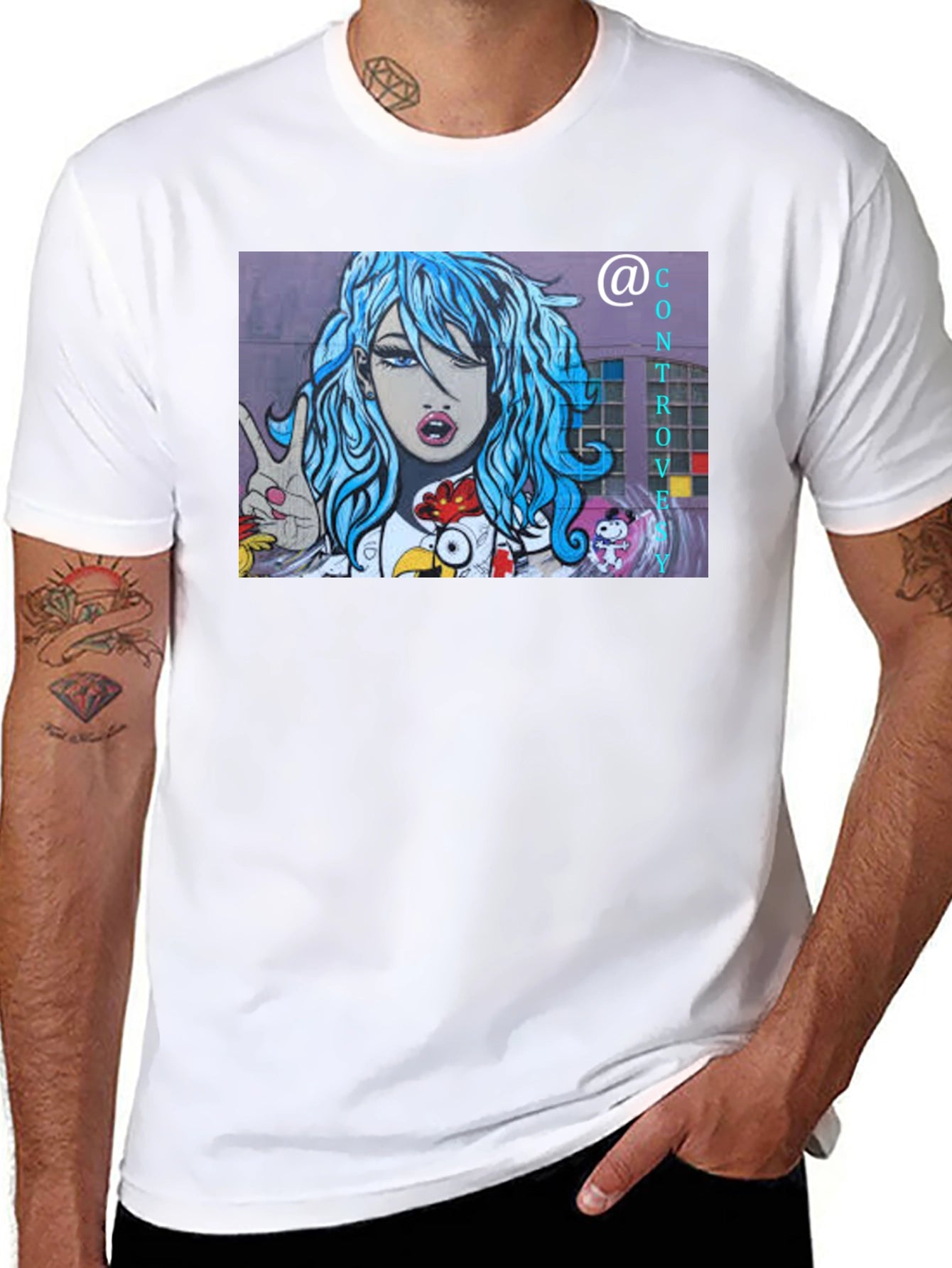 Controve Cartoon Graphic Tee - Unisex