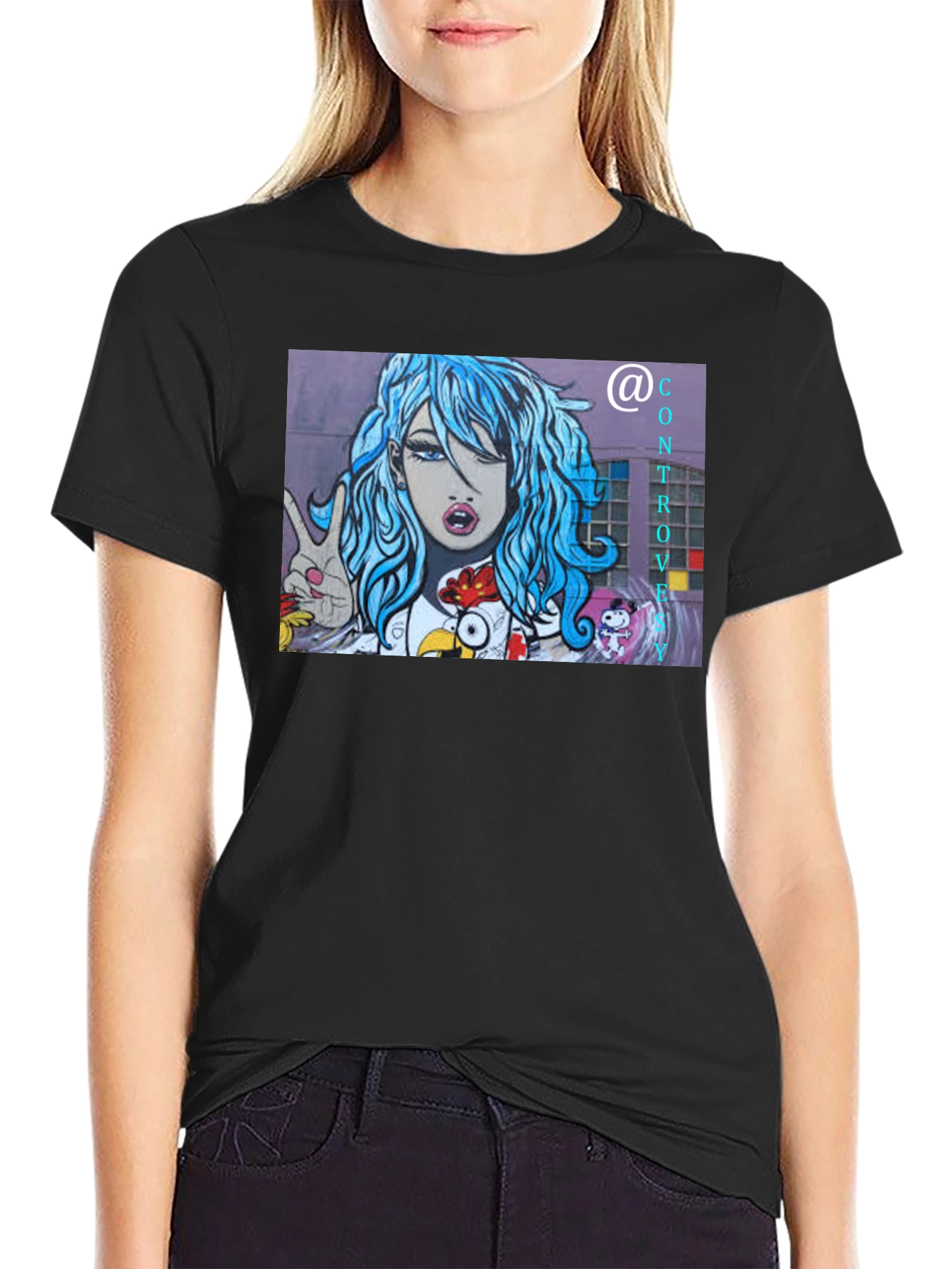 Controve Cartoon Graphic Tee - Unisex