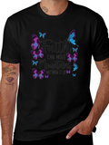Faith Can Move Mountains Butterfly T-Shirt