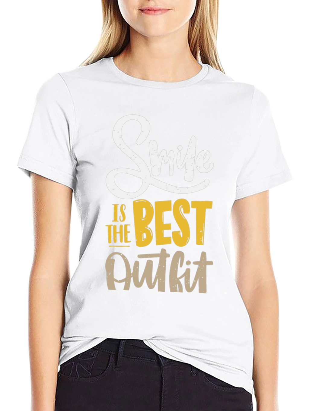 Smile is The Best Outfit Graphic Tee