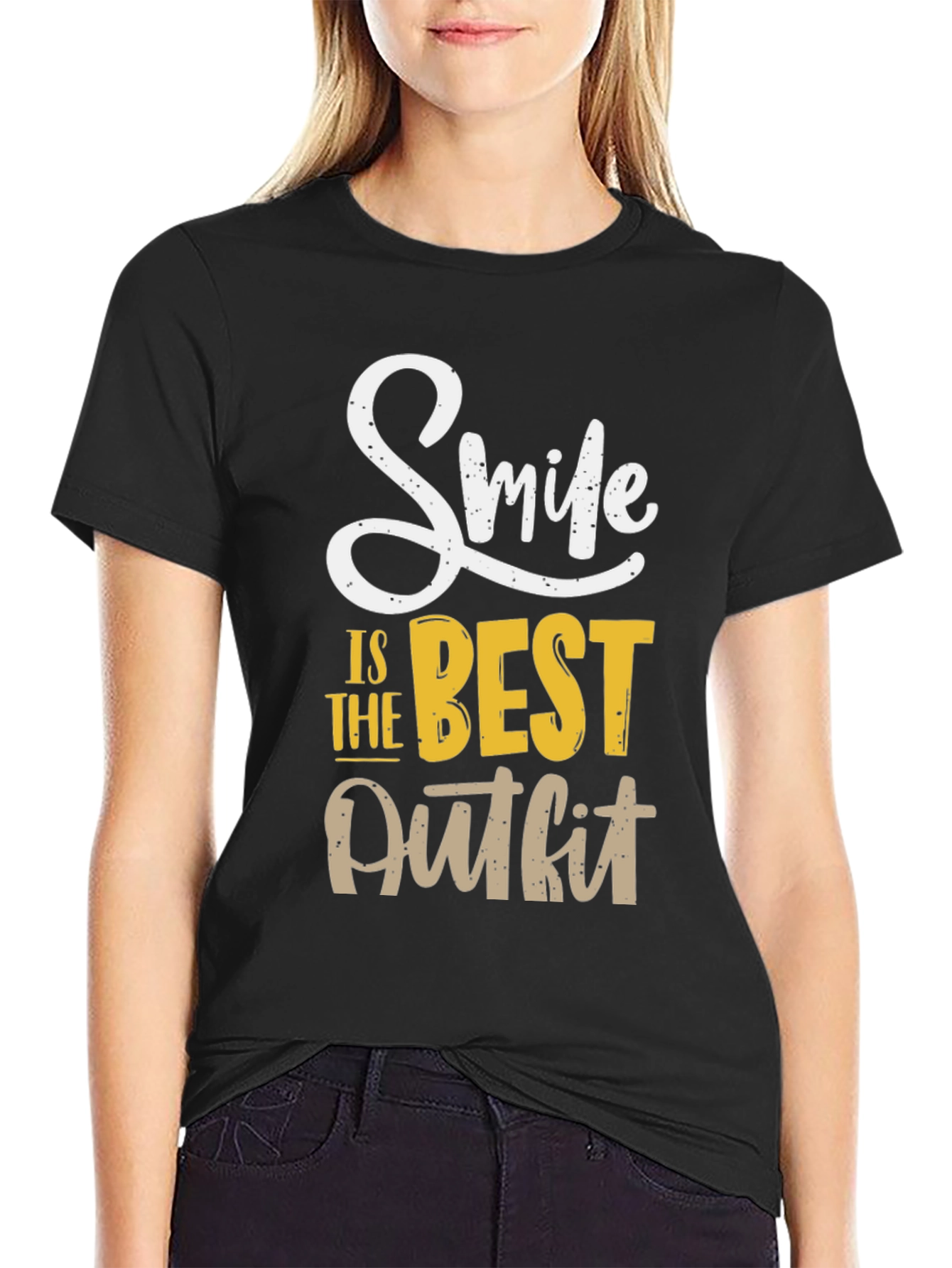Smile is The Best Outfit Graphic Tee