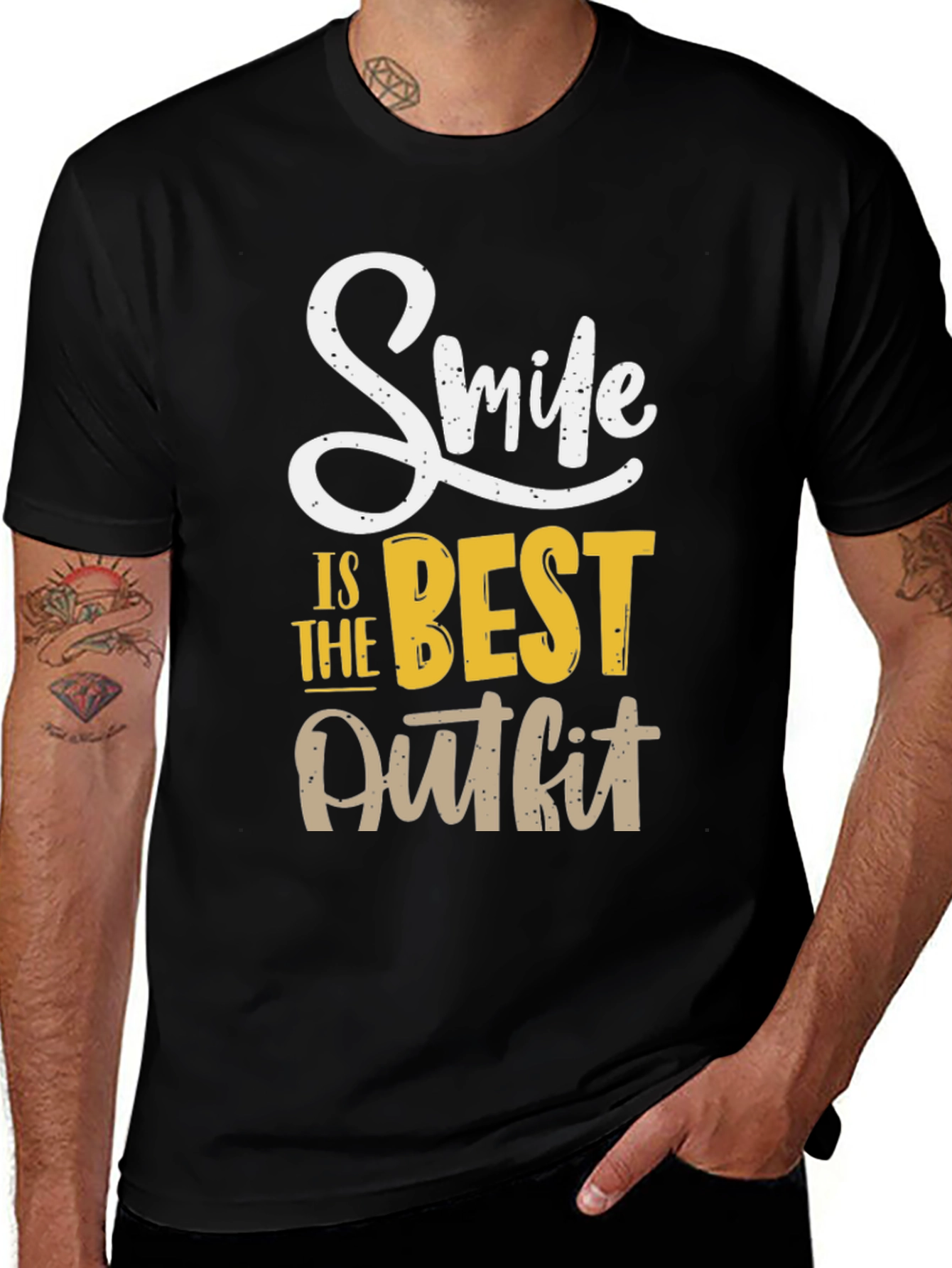 Smile is The Best Outfit Graphic Tee