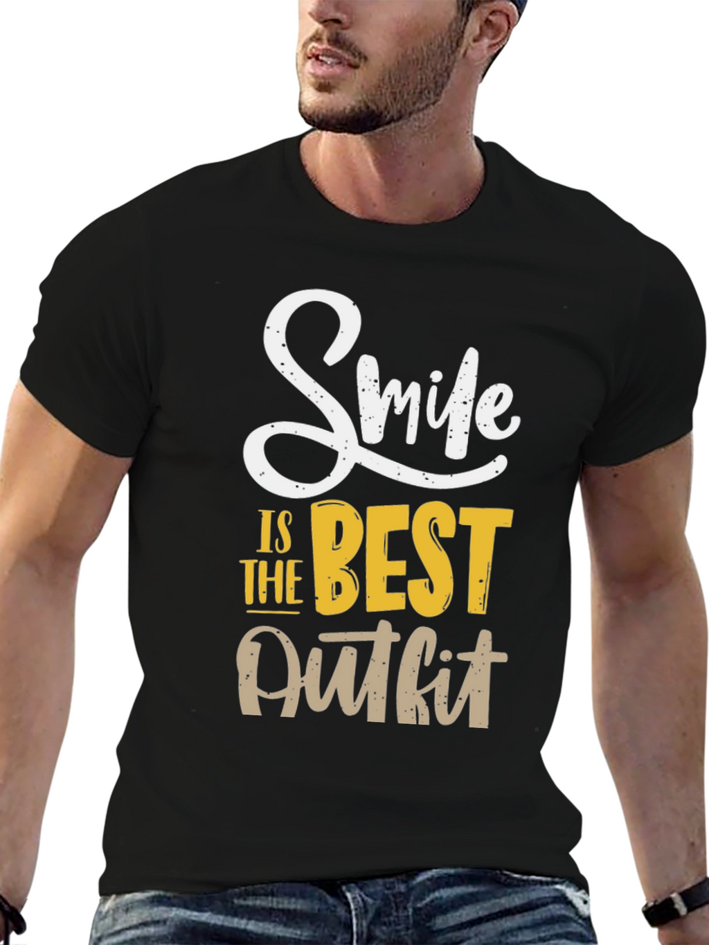 Smile is The Best Outfit Graphic Tee