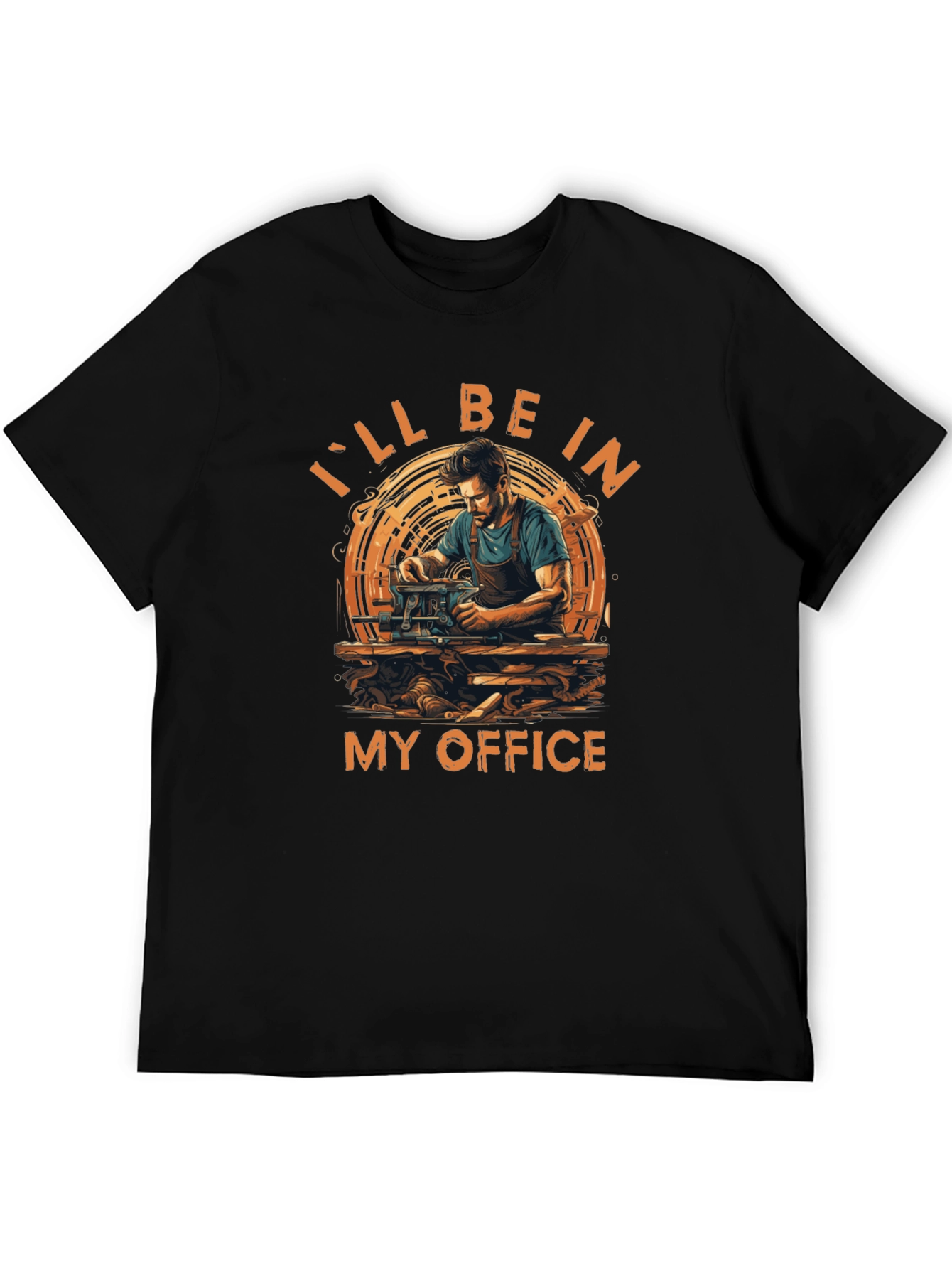 Ill Be In My Office Woodworker T-Shirt