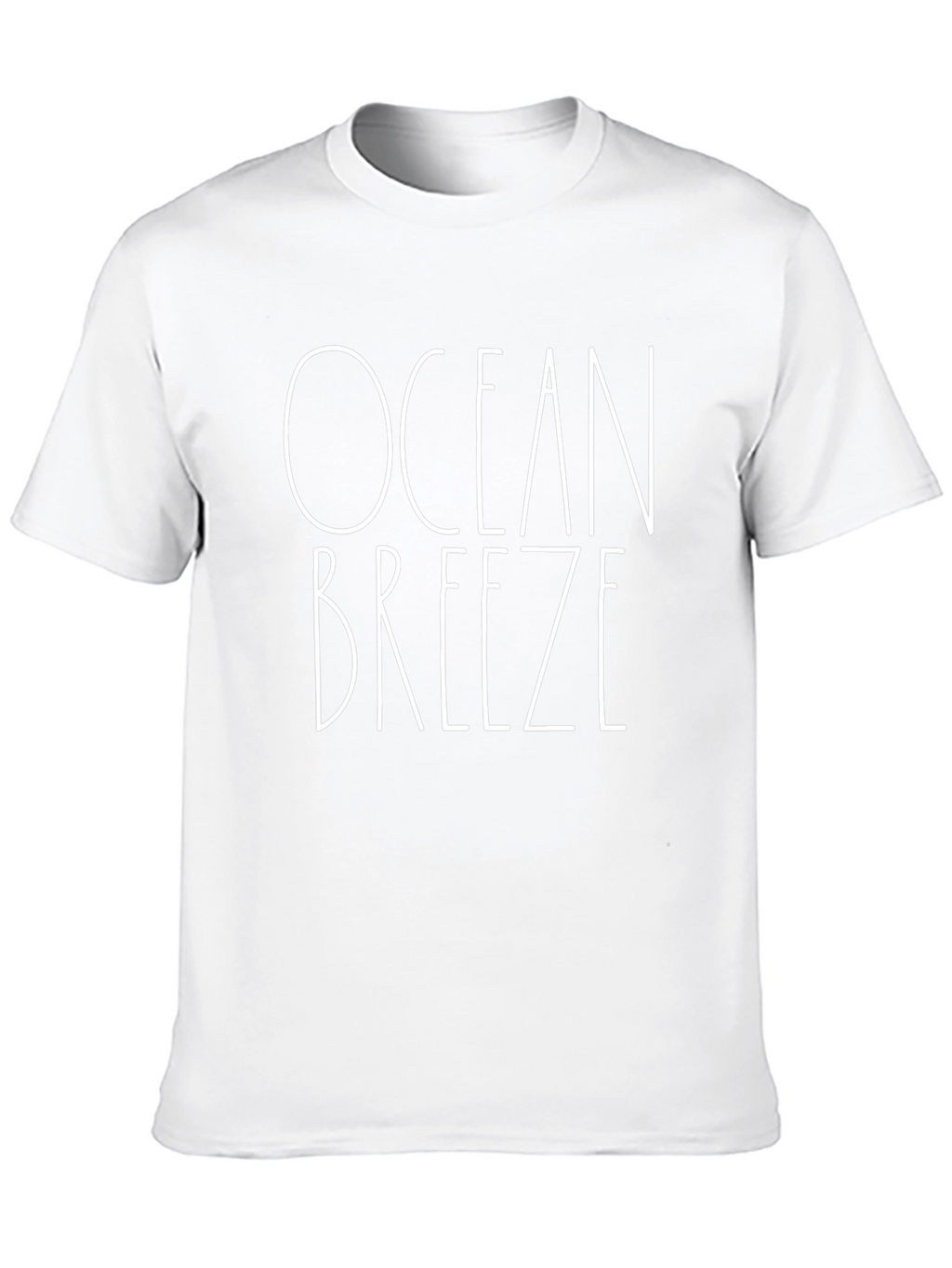 Ocean Breeze Black Graphic T-Shirt