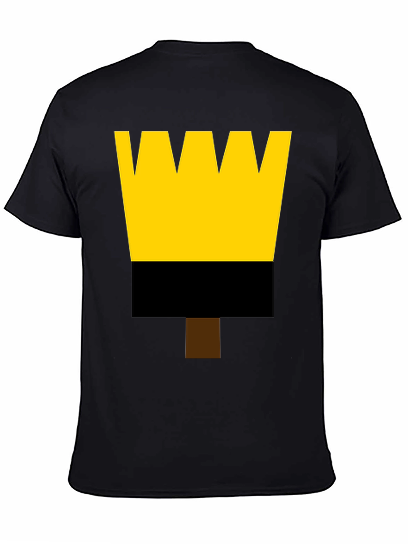 Painters Brush Graphic Tee - Black Cotton Shirt